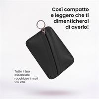 ETRES PORTA MONETE DESIGN RETTANGOLARE COMPATTO MAGSAFE BLACK