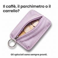 ETRES PORTA MONETE DESIGN RETTANGOLARE COMPATTO MAGSAFE PINK