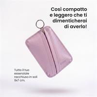 ETRES PORTA MONETE DESIGN RETTANGOLARE COMPATTO MAGSAFE PINK