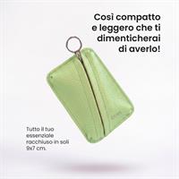 ETRES PORTA MONETE DESIGN RETTANGOLARE COMPATTO MAGSAFE GREEN