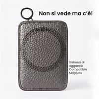ETRES PORTA MONETE DESIGN RETTANGOLARE COMPATTO MAGSAFE SILVER