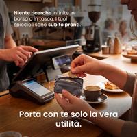 ETRES PORTA MONETE DESIGN RETTANGOLARE COMPATTO MAGSAFE SILVER