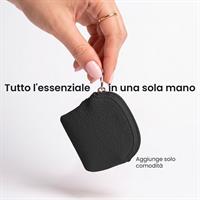 ETRES PORTA MONETE DESIGN MORBIDO COMPATTO CON MAGSAFE BLACK