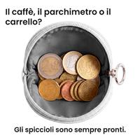 ETRES PORTA MONETE DESIGN MORBIDO COMPATTO CON MAGSAFE WHITE