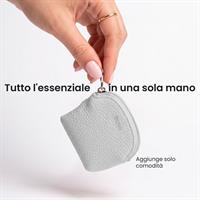 ETRES PORTA MONETE DESIGN MORBIDO COMPATTO CON MAGSAFE WHITE