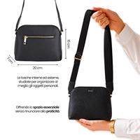 ETRES BORSA DONNA HANDBAG BLACK CON RFID E TAG NON INCLUSO