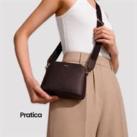 ETRES BORSA DONNA HANDBAG BROWN CON RFID E TAG NON INCLUSO
