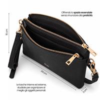 ETRES BORSA DONNA HANDBAG BLACK CON RFID E TAG NON INCLUSO