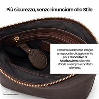 ETRES BORSA DONNA HANDBAG BROWN CON RFID E TAG NON INCLUSO