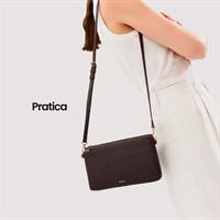 ETRES BORSA DONNA HANDBAG BROWN CON RFID E TAG NON INCLUSO