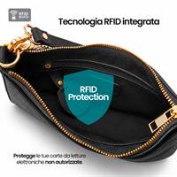 ETRES BORSA DONNA HANDBAG BLACK CON RFID E TAG NON INCLUSO
