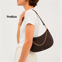 ETRES BORSA DONNA HANDBAG BROWN CON RFID E TAG NON INCLUSO
