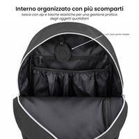 ETRES ZAINO GLAM ARCUS BLACK PATTERN CON RFID E TAG NON INCLUSO