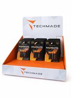 TECHMADE KIT BATTERIE 60PZ + ESPOSITORE DA BANCO