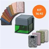 TECHMADE KIT WALLET 76 PZ SLIM+BASIC CON INCISORE LASER OMAGGIO