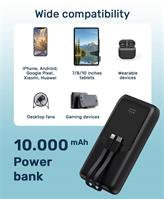 TECHMADE GEMBIRD POWER BANK RICARICA RAPIDA 20W 10000MAH NERO