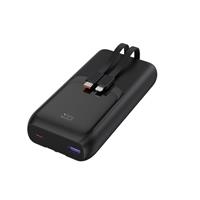 TECHMADE GEMBIRD POWER BANK RICARICA RAPIDA 20W 20000MAH NERO