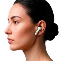 TECHMADE AURICOLARI SENZA FILO CON BOX DI RICARICA CON AI VERDI