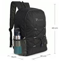 TECHMADE ZAINO SPORT STYLE (29x15x40 CM) NERO