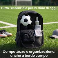 TECHMADE ZAINO SPORT STYLE (29x15x40 CM) NERO
