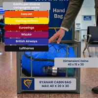 TECHMADE ZAINO SPORT STYLE (29x15x40 CM) BLU