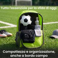 TECHMADE ZAINO SPORT STYLE (29x15x40 CM) VERDE