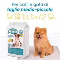 HAPPEE HP-PETPAD-M50 TRAVERSINE MISURA M 60X60 (CONF. DA 50PCS)
