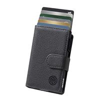 TECHMADE SMART WALLET SLIDE 7 CARTE CASE ALLUMINIO INTER BLACK