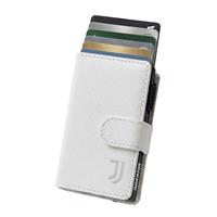 TECHMADE SMART WALLET SLIDE 7 CARTE CASE ALLUMINIO JUVE WHITE