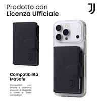 TECHMADE SMART WALLET SLIDE 7 CARTE CASE ALLUMINIO JUVE BLACK