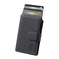 TECHMADE SMART WALLET SLIDE 7 CARTE CASE ALLUMINIO MILAN BLACK