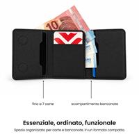 ETRES FLIP WALLET CON SCOMPARTO BANCONOTE BLACK