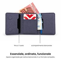 ETRES FLIP WALLET CON SCOMPARTO BANCONOTE PURPLE