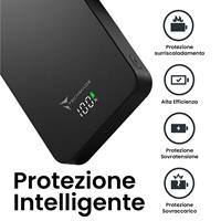 TECHMADE POWERBANK WIRELESS E USB-C 10000mAh | BLACK