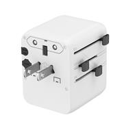 TECHMADE GEMBIRD ADATTATORE UNIVERSALE DA VIAGGIO 20W BIANCO