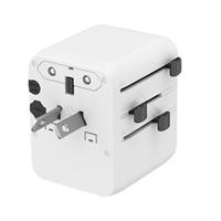 TECHMADE GEMBIRD ADATTATORE UNIVERSALE DA VIAGGIO 20W BIANCO