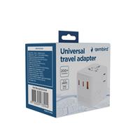 TECHMADE GEMBIRD ADATTATORE UNIVERSALE DA VIAGGIO 20W BIANCO