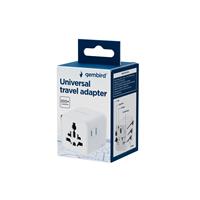 TECHMADE GEMBIRD ADATTATORE UNIVERSALE DA VIAGGIO BIANCO