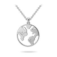WORLD Collana Silver | Stainless Steel 304
