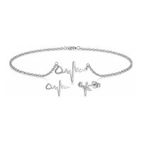 LOVE Orecchini + Collana Silver | Stainless Steel 304