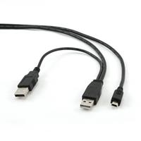 TECHMADE - GEMBIRD CAVODUAL USB A TO MINI-USB, 3FT