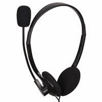 CUFFIE STEREO CON CONTROLLO VOLUME, COLORE NERO