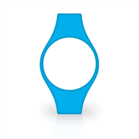 TECHMADE CINTURINO PER FREETIME IN  GOMMA BLU