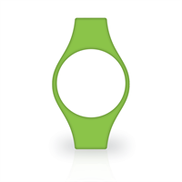 TECHMADE CINTURINO PER FREETIME IN  GOMMA GREEN