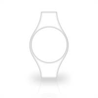 TECHMADE CINTURINO PER FREETIME IN  GOMMA WHITE